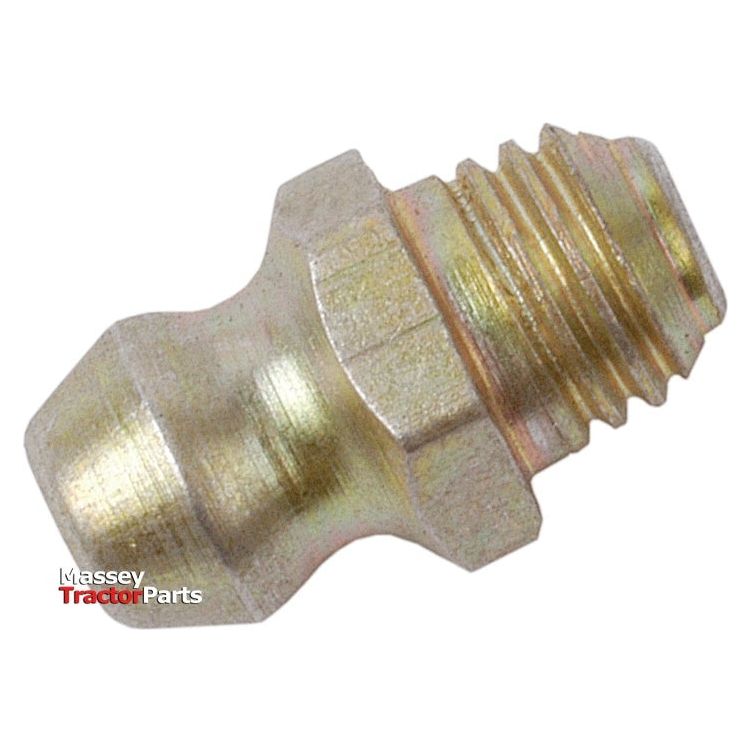 A close-up of a gold-colored metal grease nipple with UNF threads, marked with the "Sparex" logo in the bottom left corner, reflecting the quality associated with Sparex products. This particular piece is identified as Sparex Part No. S.821.