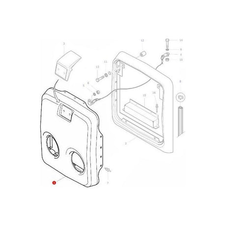 Grille - 3787203M3 - Massey Tractor Parts