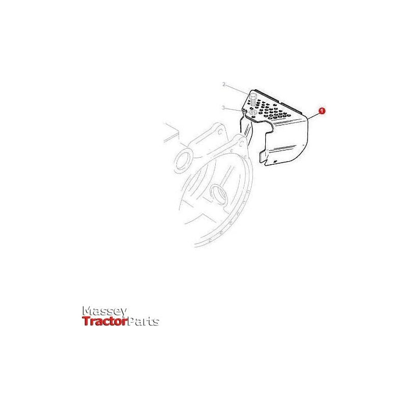 Massey Ferguson Guard - 3597894M1 | OEM | Massey Ferguson parts | PTO-Massey Ferguson-Farming Parts,PTO,PTO & Linkage,PTO Guards & Accessories,Tractor Parts