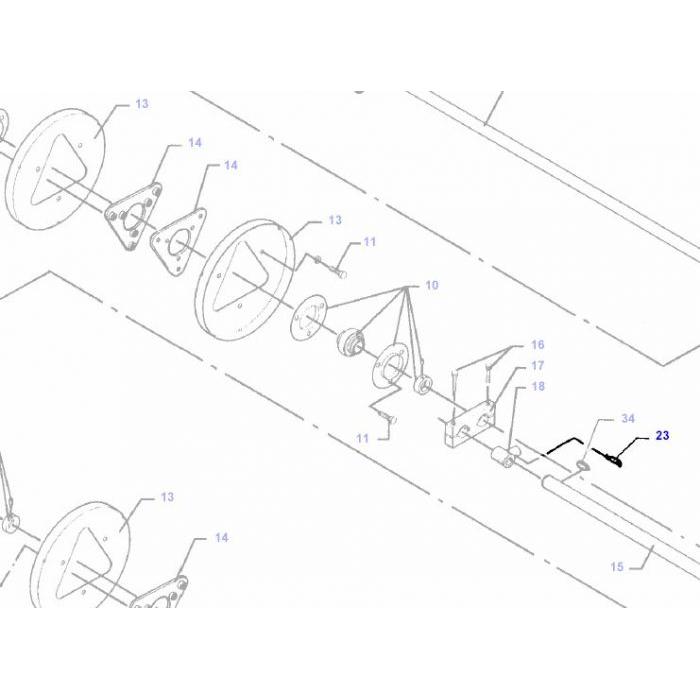 Hair Pin - D28283853 - Massey Tractor Parts