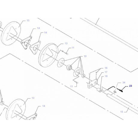 Hair Pin - D28283853 - Massey Tractor Parts