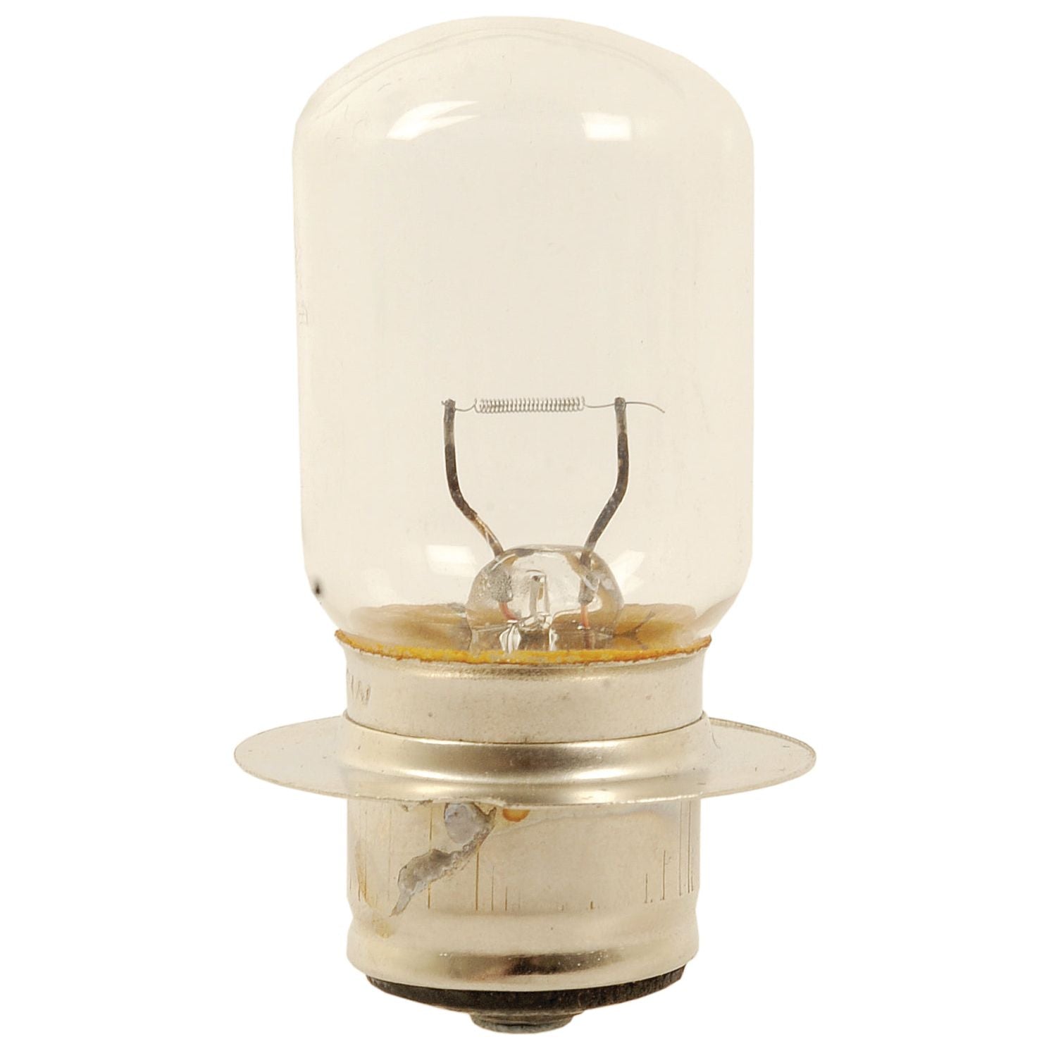 Clear glass 12V, 36W light bulb with a metal base and a visible filament inside (Light Bulb (Filament) 12V, 36W, P22s | Sparex Part No. S.28397).