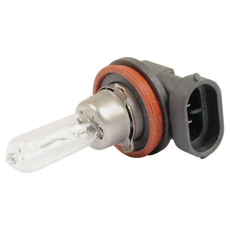 A close-up of the Sparex Light Bulb (Halogen) H9, 12V, 65W with a PGJ19-5 base, attached to a black plastic connector and encircled by a red rubber gasket.