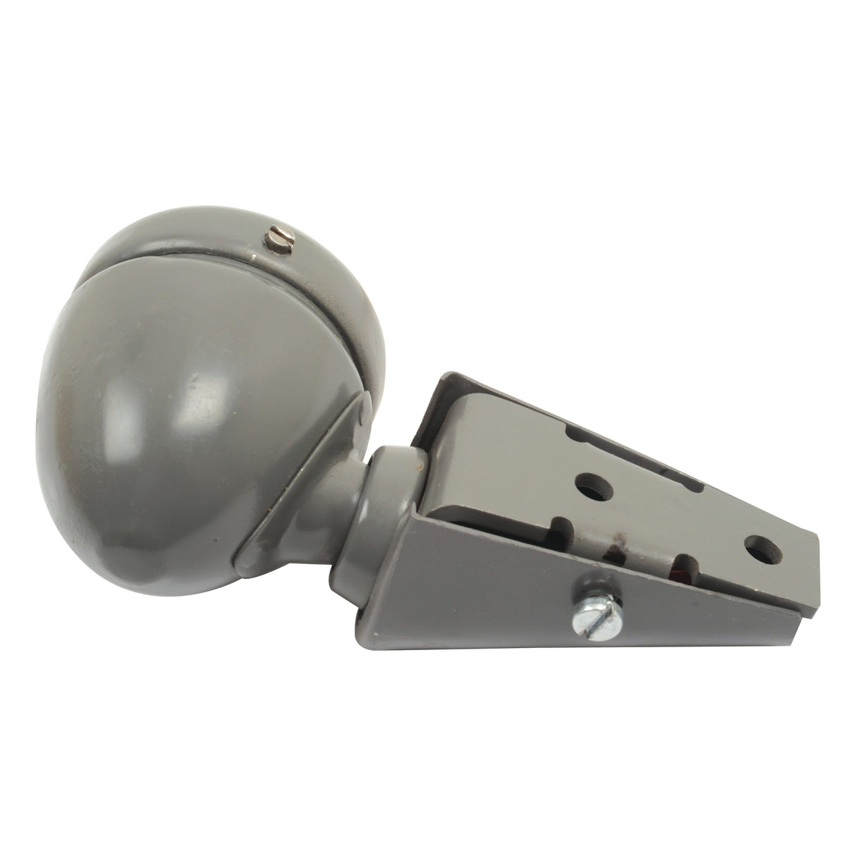 A grey swivel caster with a metal mounting plate and a rounded wheel, perfect for various applications. This versatile caster is as indispensable as the Marker Light - Rear Facing (Halogen), RH & LH, 12V – S.68328 by Sparex, ensuring smooth movement just like proper illumination in demanding environments.