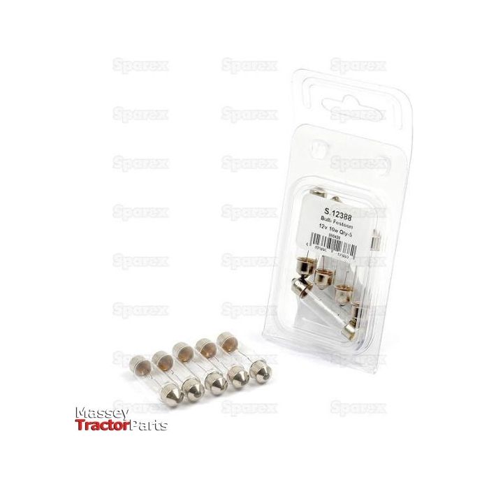 Halogen Side | Indicator Bulb, 12V, 10W, SV8.5 Base
 - S.12388 - Farming Parts