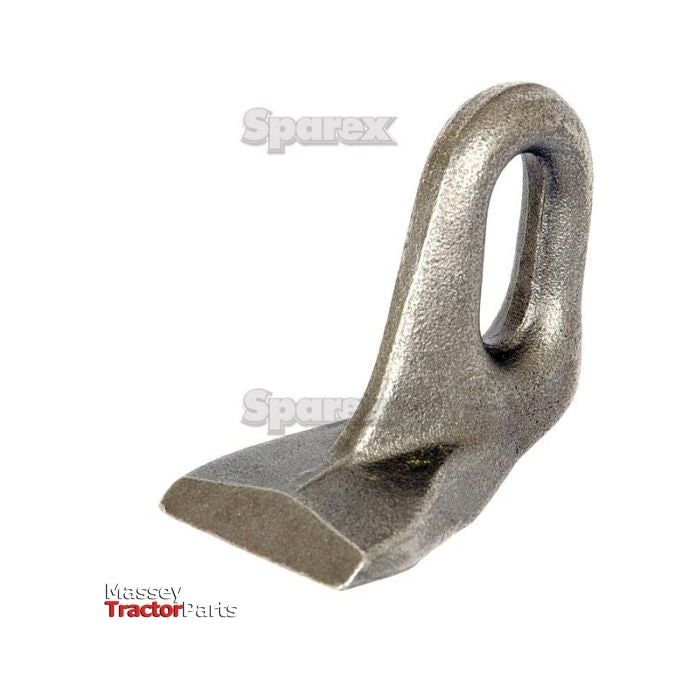 Hammer Flail, Top width: 30mm, Bottom width: 50mm, Hole⌀: 27x16mm, Radius 80mm - Replacement for Bomford
 - S.106504 - Farming Parts