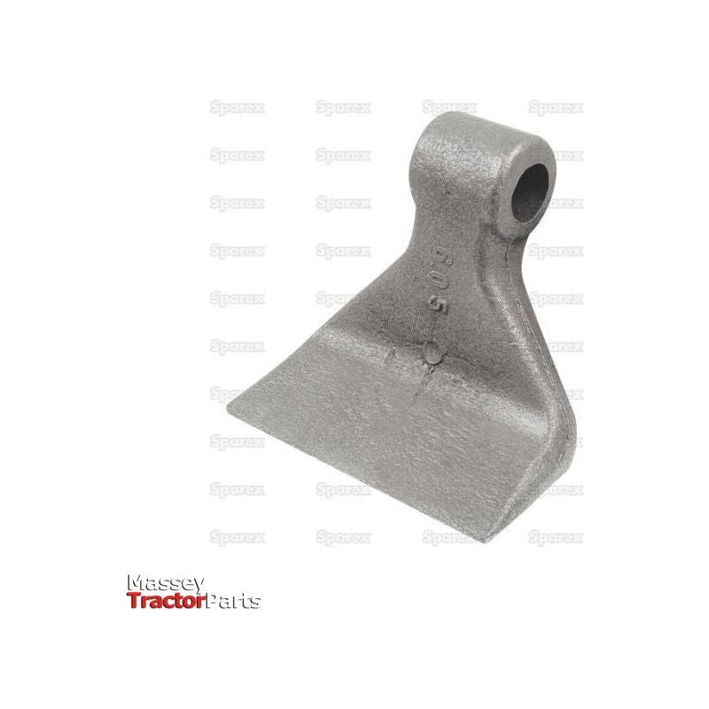 Hammer Flail, Top width: 40mm, Bottom width: 120mm, Hole⌀: 18.5mm, Radius 110mm - Replacement for Alpego, Omarv
 - S.72450 - Massey Tractor Parts