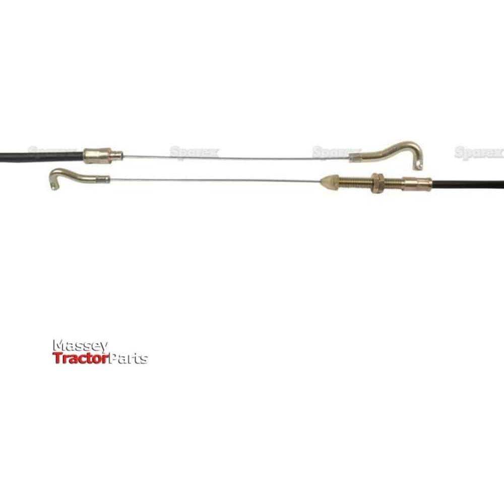 Sparex Hand Throttle Cable (Part No. S.57381) with an outer cable length of 1228mm and a total length of 1588mm, featuring metal fittings at both ends, displayed on a white background.