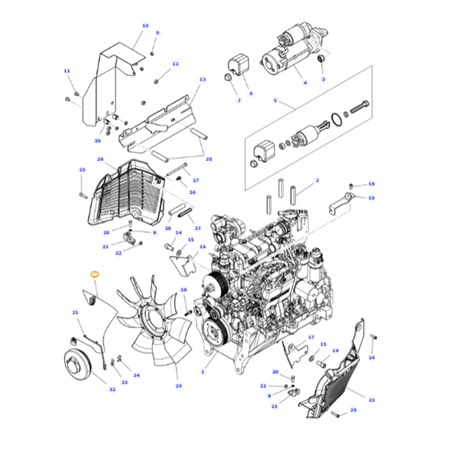 Harness - 4374489M1 - Massey Tractor Parts