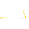 A yellow Haytine, suitable for both RH & LH applications with a length of 610mm, width of 450mm, and a diameter of 6.5mm, designed as a replacement part for Vicon 90036133 (S.78180) by Sparex, is laid out on a white background with various bends resembling parts from a Sparex reel trailing rake.