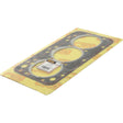 Packaged automotive gasket set, featuring the Sparex Head Gasket - 3 Cyl. (8035.06), labeled with Sparex Part No.S.143596, on a yellow background with Ford brand markings, still sealed in plastic wrap.
