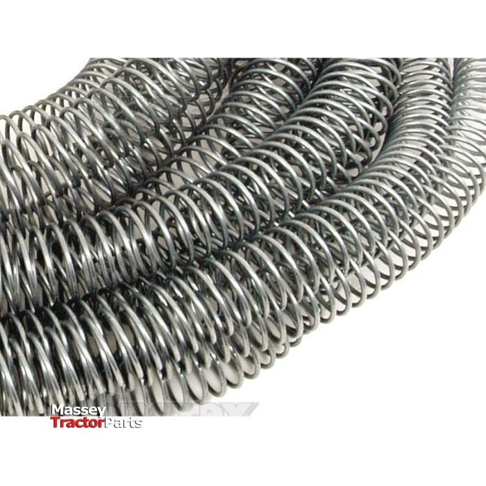Close-up of several coiled metal springs intertwined together, resembling a Hose Guard Coil (Steel) - Wrapping Ø23mm x 10m | Sparex Part No. S.21074, with the "Sparex" logo in the bottom left corner.