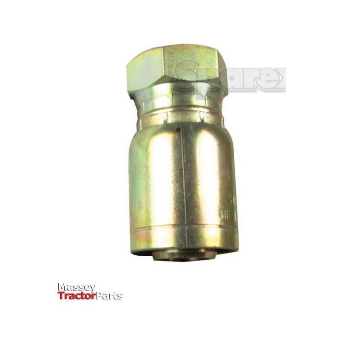 Sparex BSP 60° Hose Insert 1/2'' x 3/8" x 19 TPI; Female Straight Swivel - S.2120608 - Farming Parts