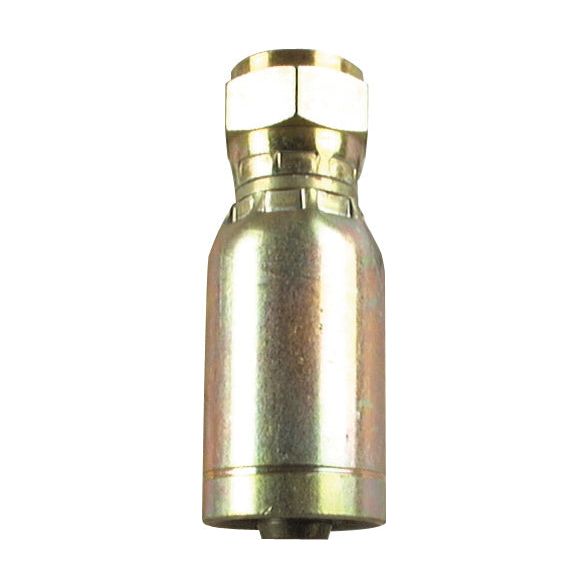 A close-up image of a Sparex Hose Insert 3/8'' x - S.2220906 featuring a threaded top end and smooth body, designed for creating secure connections in hydraulic systems.