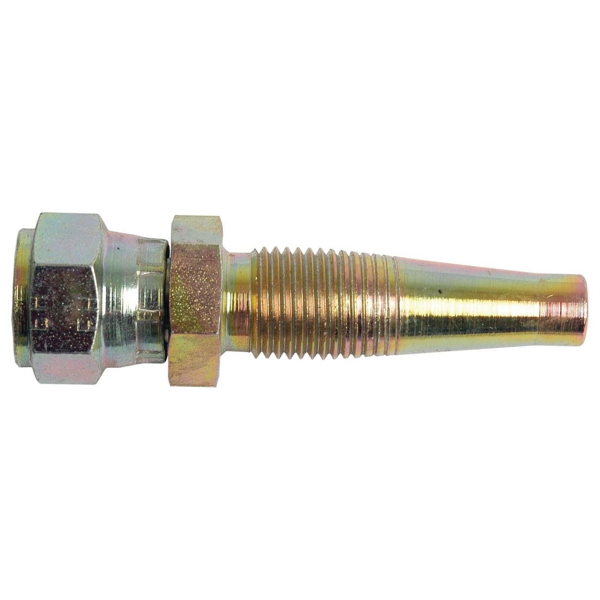 A Sparex Hydraulic 2-Piece Re-usable Coupling insert, featuring a 3/8" hose I/D and a 9/16" JIC female threaded end with a hexagonal nut (Part No. S.4766), is suitable for your hydraulic requirements.