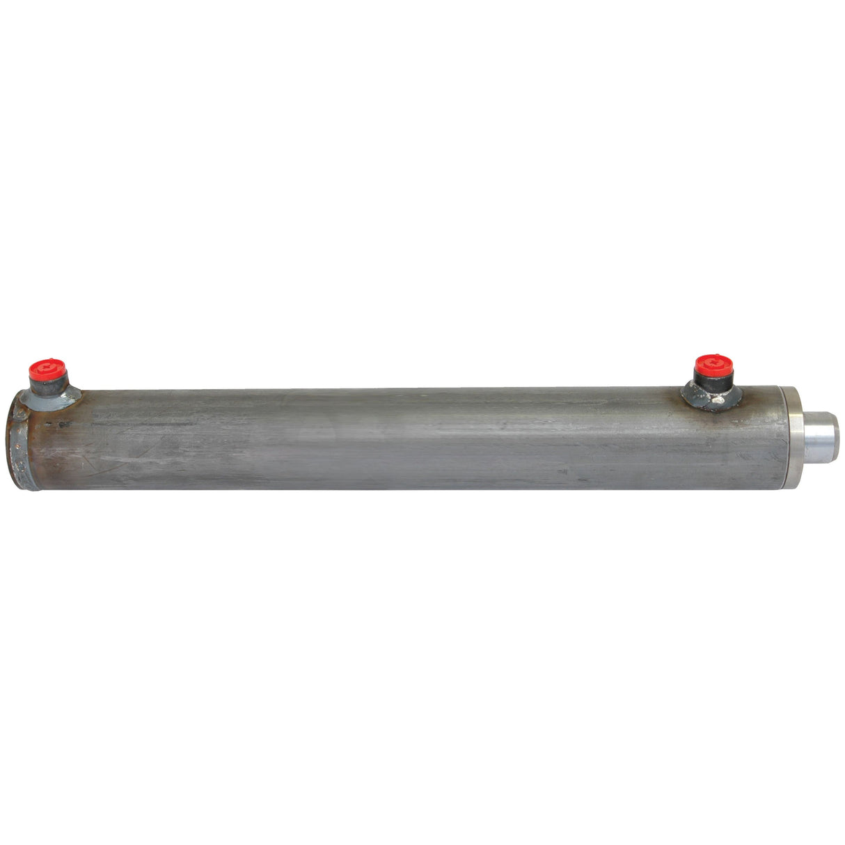 A cylindrical metal Sparex Hydraulic Double Acting Cylinder Without Ends, measuring 35mm by 60mm with a 400mm stroke, Sparex Part No. S.59234.