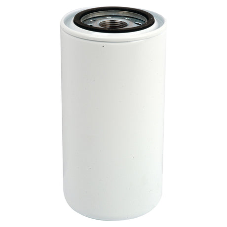 A Sparex hydraulic filter - spin on (Part No. S.76651) featuring a cylindrical, white design with a metal threaded hole on top and a 3/4'' - 14 BSP thread size, specifically designed for use in engines.
