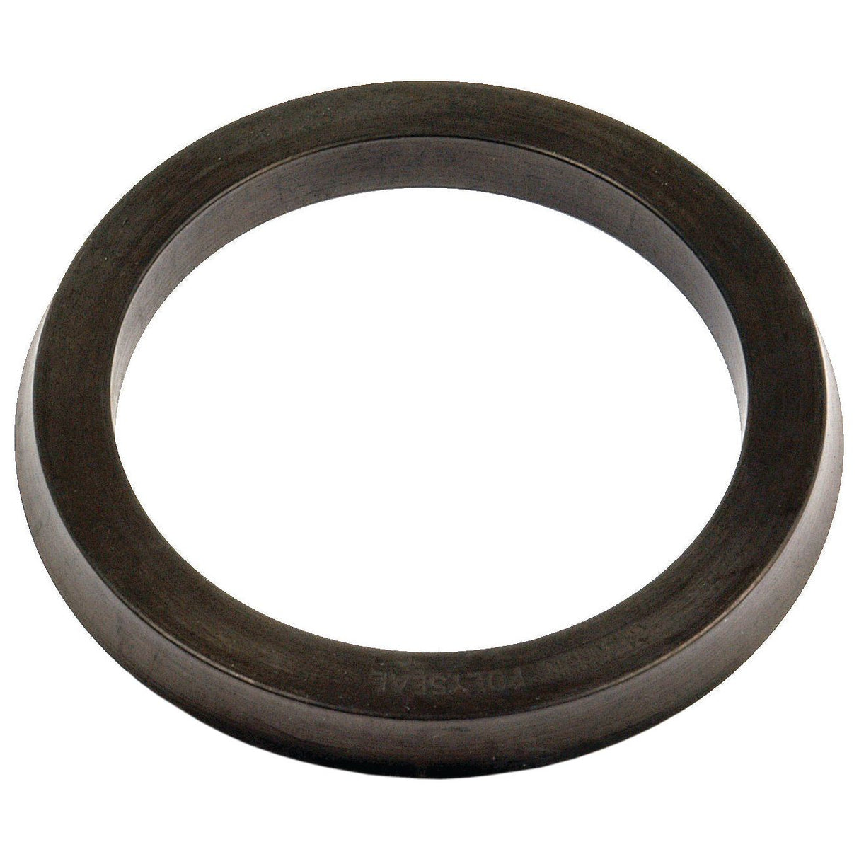 A sturdy, circular black metal ring with a flat surface and defined inner and outer edges, resembling the Sparex Hydraulic Piston Seal (Sparex Part No. S.4724) often used in Ford New Holland machinery.