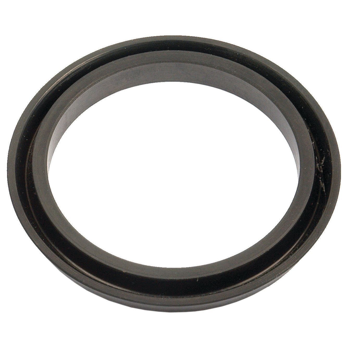 Hydraulic Piston Seal (Sparex Part No. S.4724) is a circular black rubber seal with a hollow center, suitable for Case IH and Ford New Holland equipment.
