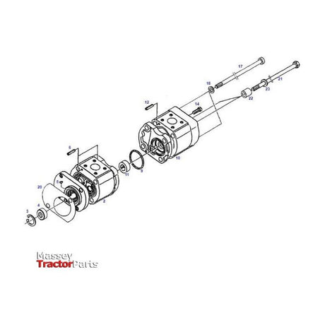 Hydraulic Pump - G117940011010 | OEM |  parts | Hydraulic Pumps-Fendt-Farming Parts,Hydraulic Pumps,Hydraulic Pumps & Motors,Hydraulics,Tractor Parts