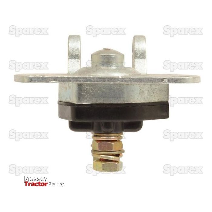 An Ignition Switch (Sparex Part No. S.42538) features mounting brackets and a threaded base. The background sports the "Sparex" and "Massey Tractor Parts" logos, making it ideal for Massey Ferguson starter gear stick applications.