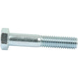 A silver Imperial Bolt, 1/4''x2'' UNC (DIN 931) with a threaded end and zinc plating for enhanced durability, featuring a tensile strength of 8.8. It is manufactured by Sparex (Part No. S.53755).
