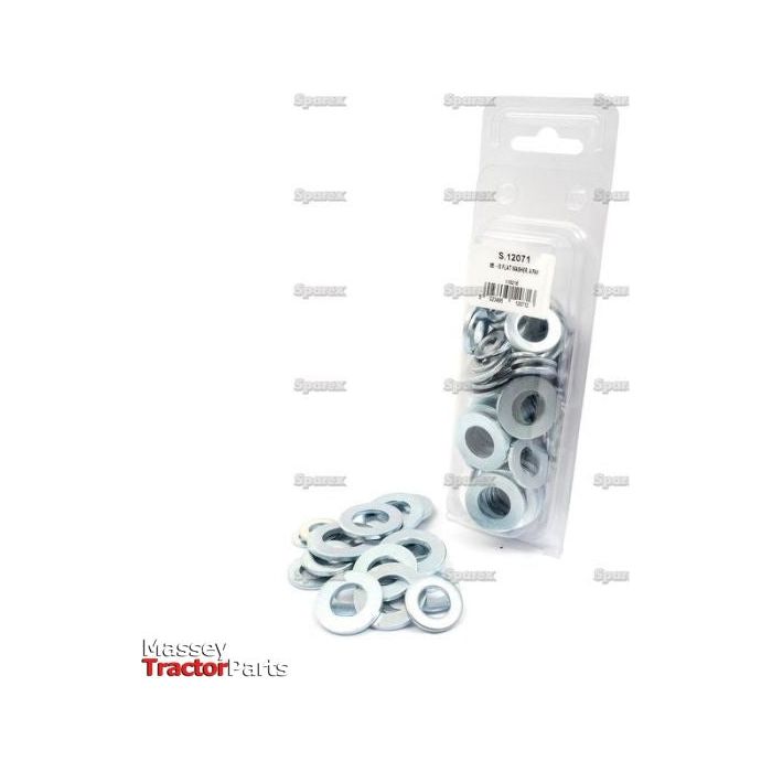 Imperial Flat Washers, ID: 3/16 - 11/16" (Din 125A) 125 pcs. Agripak - S.12071 - Farming Parts