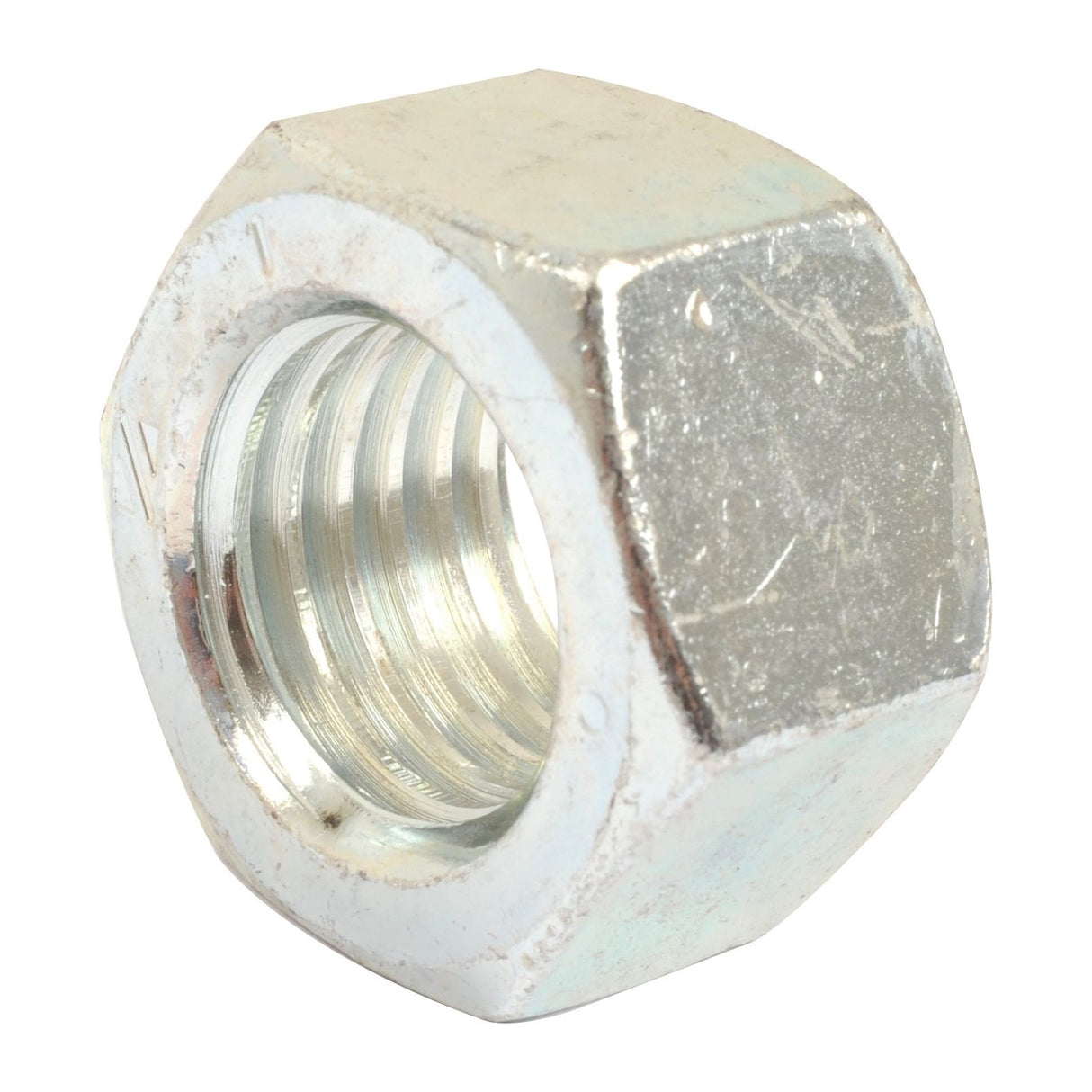 The Sparex Imperial Hexagon Nut, compliant with DIN 934 standards, features internal threading and is commonly used along with 1'' UNC bolts for reliable fastening purposes. This nut, with a tensile strength of 8.8, is identified by Sparex Part No. S.51882.