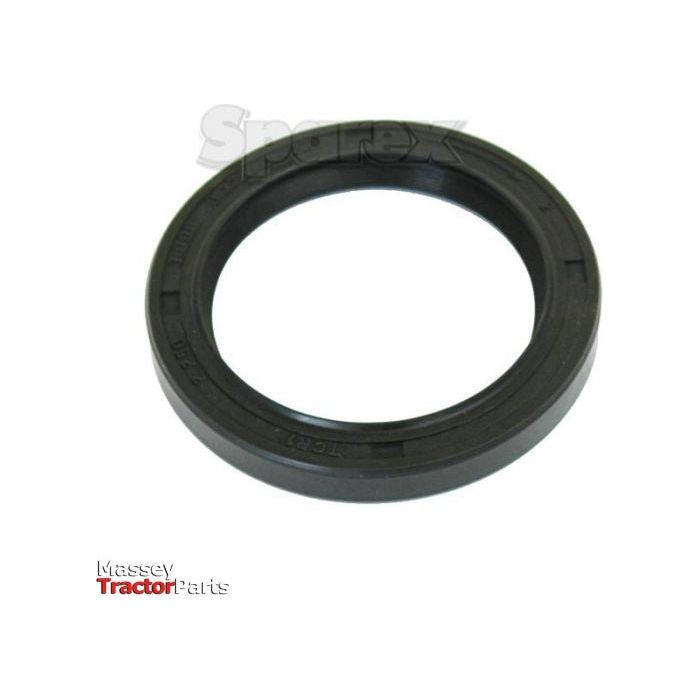 A black circular rubber oil seal featuring a groove on its inner edge, labeled as an Imperial Rotary Shaft Seal, 2 1/4'' x 3'' x 3/8'' with Sparex Part No. S.40352. "Massey Tractor Parts" is printed in red and grey at the bottom left corner of the image, indicating its premium quality by the brand Sparex.