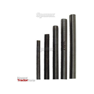 Imperial Threaded Bar, Size: ⌀7/16'', Length: 3Ft, UNF Unplated. - S.1273 - Farming Parts