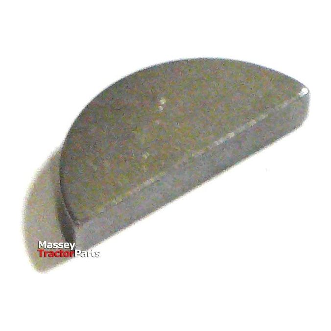 A close-up image of a metal Imperial Woodruff Key 1/4'' x 1 1/2'' (DIN 6888) against a white background, with the "Sparex" logo in the bottom left corner.