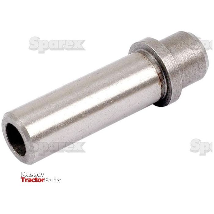 An inlet valve guide with a wider base and narrower top section, used for tractor machinery. The background includes faint logos and text, featuring Sparex branding and hints of Massey Ferguson insignia. This specific part is the Sparex Part No.S.43275.