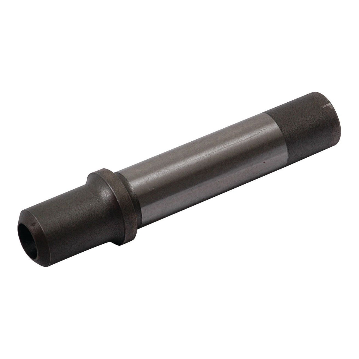 The Inlet Valve Guide (Sparex Part No. S.57611) by Sparex is a cylindrical metal tool part featuring a tapered end and a central ridge, commonly used in machinery or mechanical applications, such as serving as the inlet valve guide in Case IH and Ford New Holland engines.