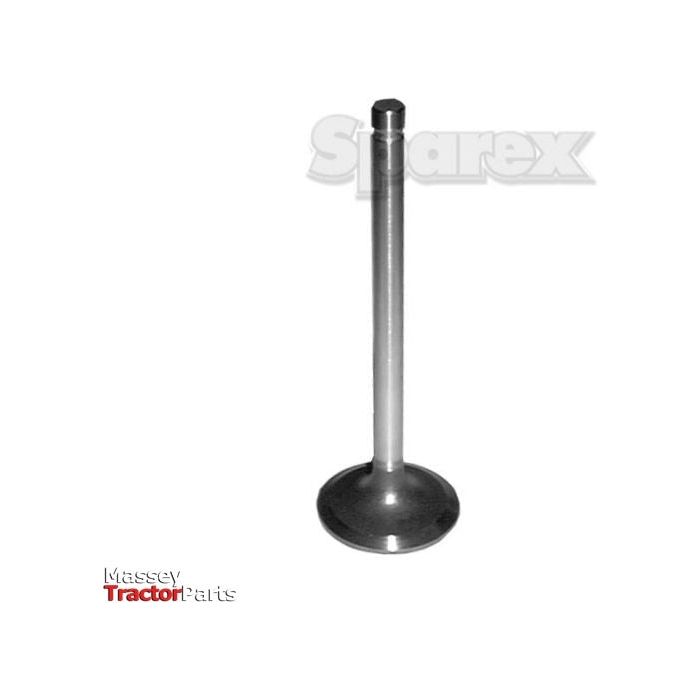 A metal inlet valve guide for a tractor engine, vertically oriented, with a flat circular base and cylindrical stem, featuring the "Massey Tractor Parts" and "Sparex" logos in the background. This Sparex Part No. S.66541 is ideal for Case IH or Ford/New Holland repairs.