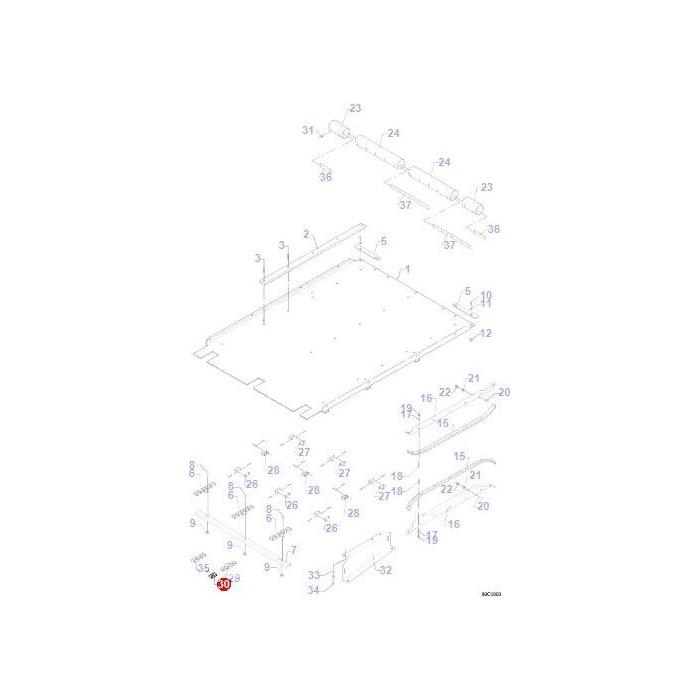Inner Link - D42354800 - Massey Tractor Parts