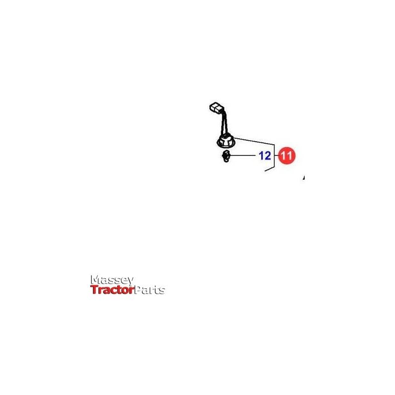 Massey Ferguson Interior Light - 3786673M1 | OEM | Massey Ferguson parts | Cab Accessories-Massey Ferguson-Farming Parts,Lighting & Electrical Accessories,Number Plate & Interior Lights,Tractor Parts,Vehicle Lighting