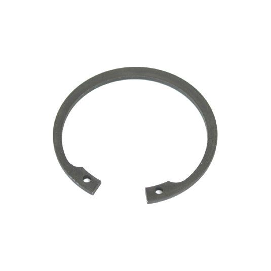 Sparex Internal Circlip, 68mm (compliant with DIN 472 standards) | Sparex Part No. S.55114, a metal snap ring with an open end and two holes near the tips.