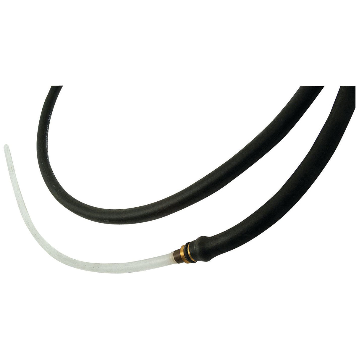 A black and white knapsack dip tube with a curved tip, known as Sparex Part No. S.52428, used for transferring liquids.