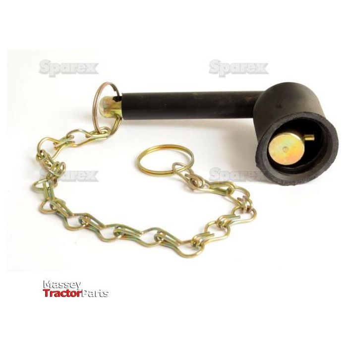 A "Key for Battery Cut Off Switch" (Sparex Part No.S.496764) attached to a metal chain, placed against a white background. The brand logo "Sparex" is visible in the bottom left corner, with details of Sparex accessories clearly highlighted.