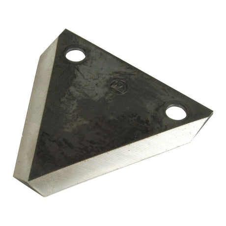 Knife section - Smooth -  74x76x3mm -  Hole⌀mm -  Hole centres  mm - Replacement forTeagle
 - S.59720 - Massey Tractor Parts