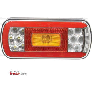 LED Rear Combination Light, Function: 6, Brake / Tail / Indicator / Reverse / Number Plate / Reflector, RH & LH, 12-36V
 - S.143047 - Farming Parts