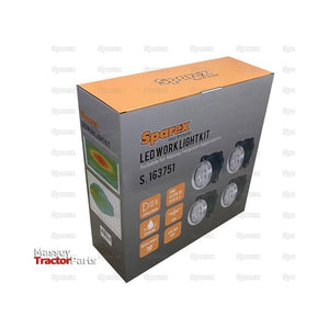 LED Work Light Kit, Interference: Class 3, RH & LH, 4050 Lumens Raw - S.163751 - Farming Parts