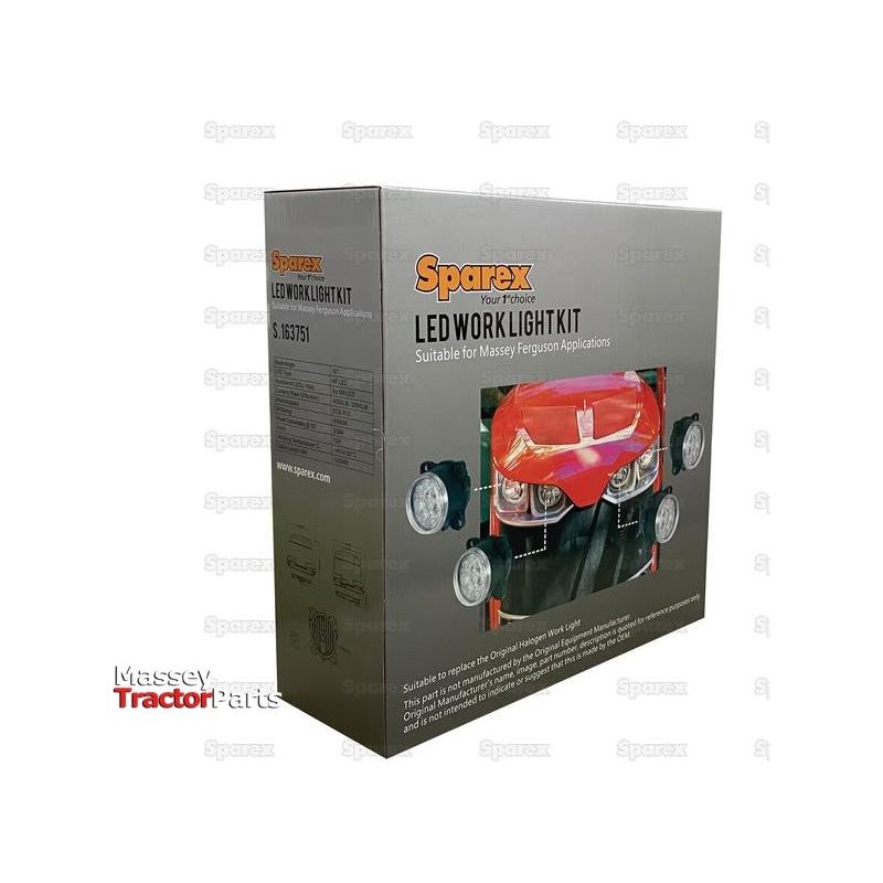 LED Work Light Kit, Interference: Class 3, RH & LH, 4050 Lumens Raw - S.163751 - Farming Parts