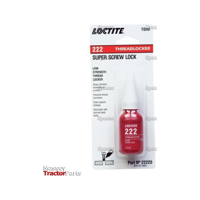 Threadlocker 222 - 10ml
- S.14947 - Farming Parts