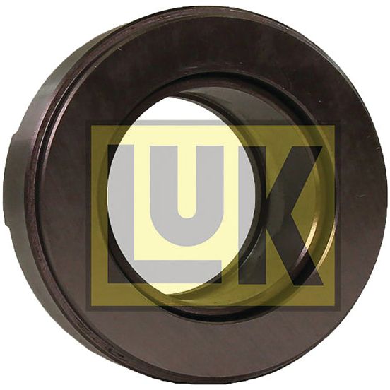 A cylindrical mechanical component, likely the LUK Clutch Release Bearing - S.146348 from Sparex, with the letters "LUK" displayed prominently in the background.