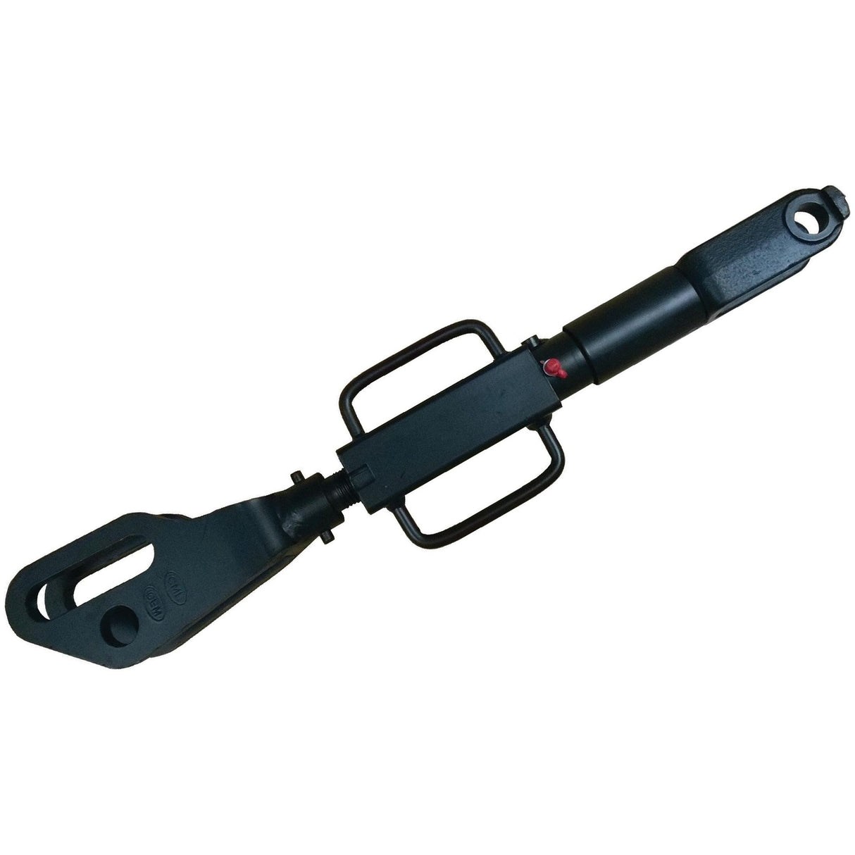 A black heavy-duty Levelling Box Assembly with attachment points and a lever mechanism, compatible with Sparex parts No. S.69188 for Ford and New Holland vehicles.