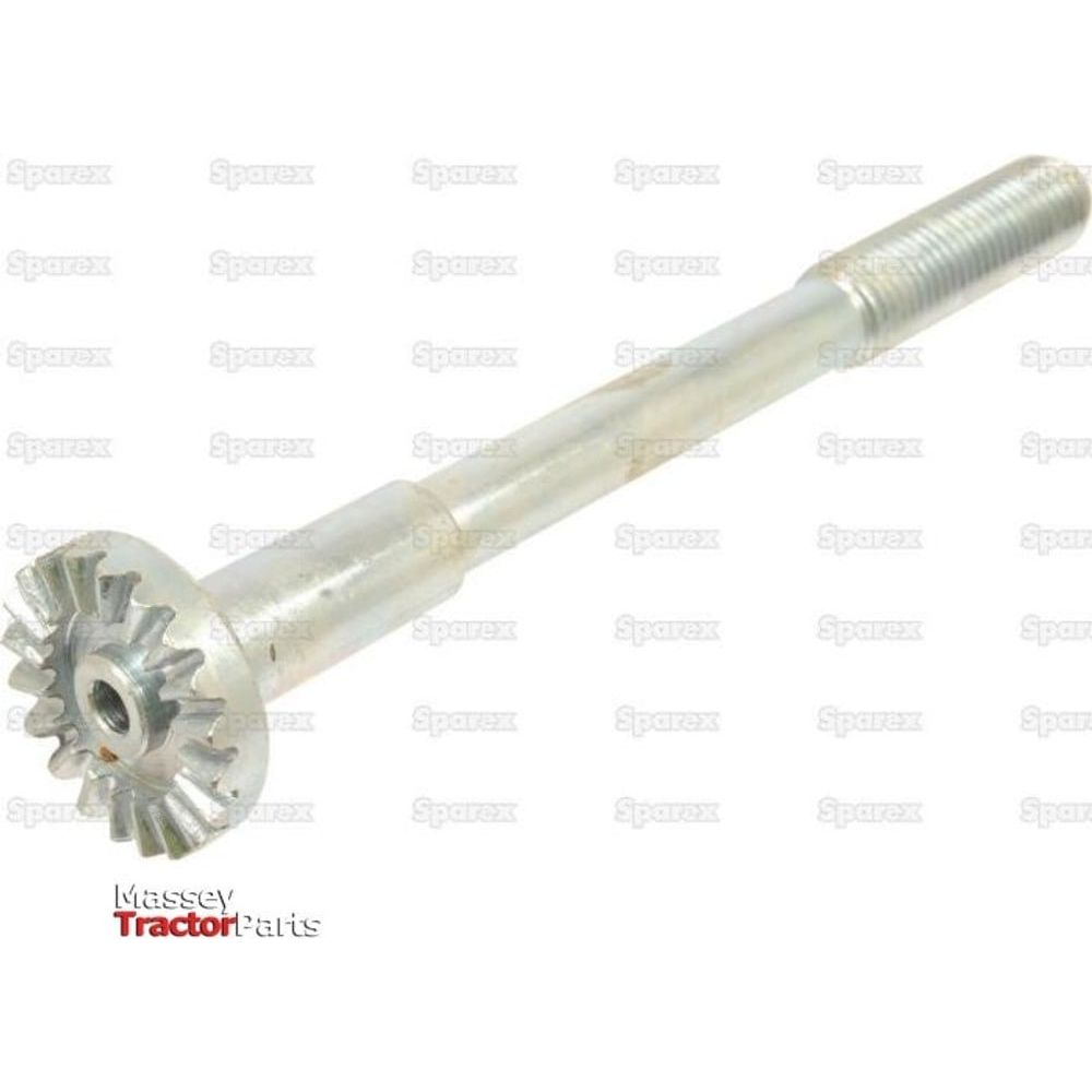 A Sparex Levelling Box Shaft - M20x2.5 Metric with 20 splines and a 70mm threaded section, labeled Massey Tractor Parts.