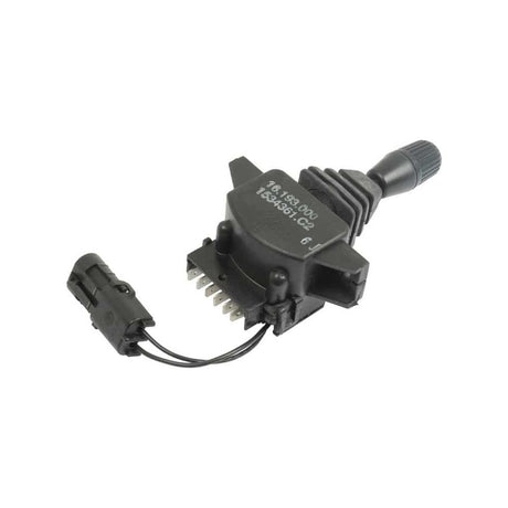 The Lift Control Switch, Sparex Part No. S.57339, from the brand Sparex is an automotive ignition coil that includes an attached electrical connector wire, multiple metal prongs, and a Switch-Control feature for enhanced functionality.