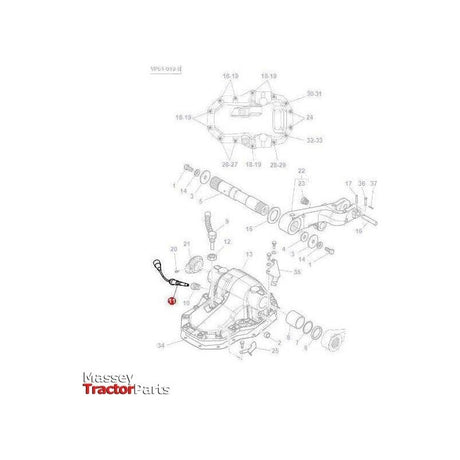 Massey Ferguson Lift Solenoid - 3712728M4 | OEM | Massey Ferguson parts | Linkage-Massey Ferguson-Farming Parts,Lighting & Electrical Accessories,Switches & Sensors,Tractor Parts