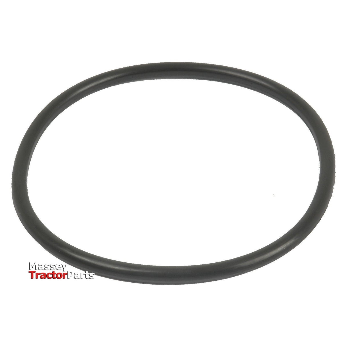 A black rubber O-ring, identified as the Liner Seal with Sparex Part No. S.57621, is displayed against a white background. The words "Massey Tractor Parts" are written in the bottom left corner. This essential Liner Seal from Sparex is perfect for repair needs.